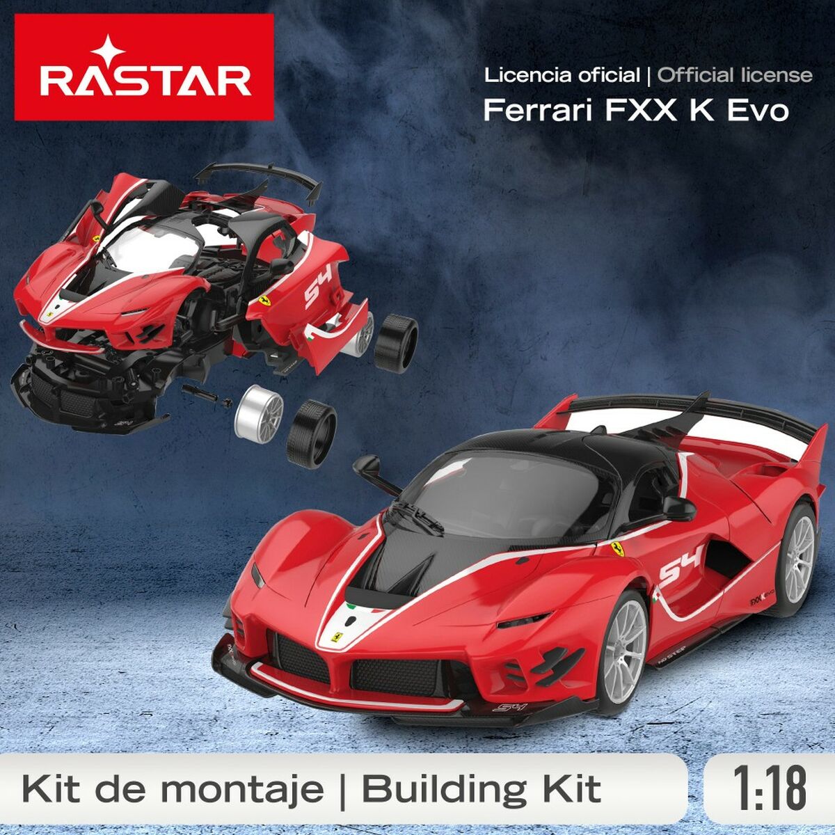 Samochód Sterowany Radiowo Ferrari (2 Sztuk)